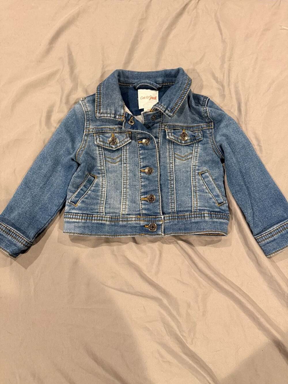 Cat & Jack Denim Jean Jacket Size 18M